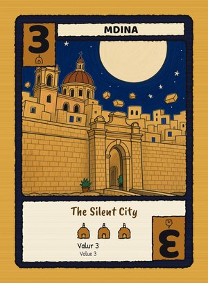 Ħolma Mdina place card